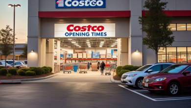 costco opening times