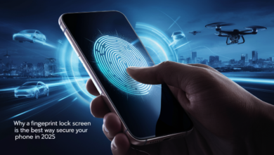 fingerprint lock screen